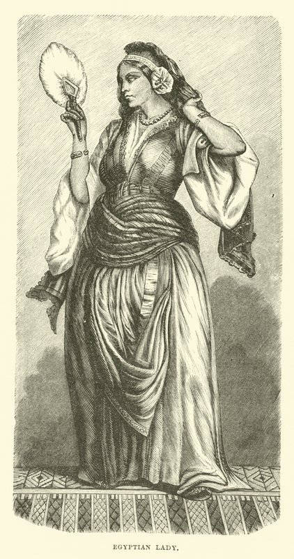 egyptisk dame av English School