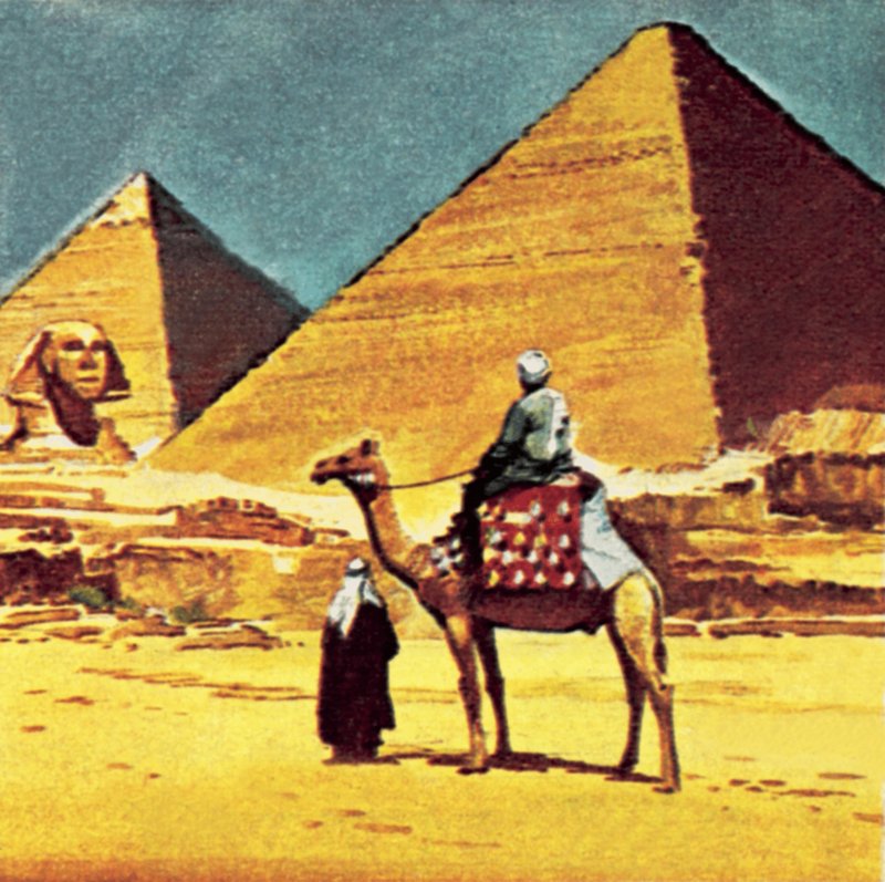egyptiske pyramider av English School