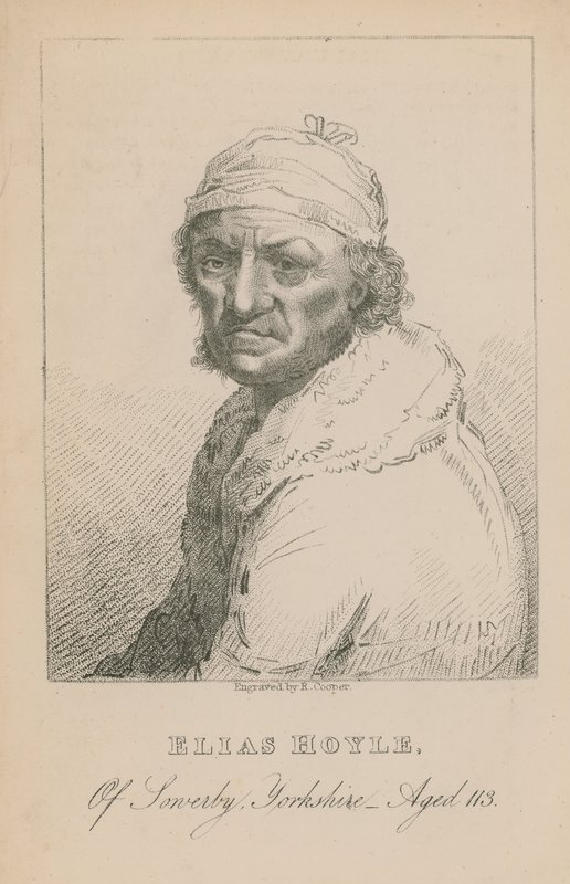 Elias Hoyle, fra Sowerby, Yorkshire, 113 år gammel av English School