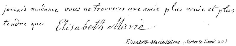 Elizabeth-Marie-Helene, (søster til Louis XVI) av English School