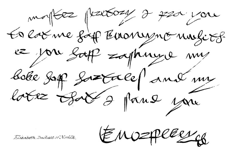 Elizabeth, hertuginne av Norfolk av English School