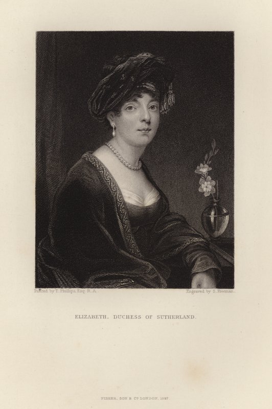 Elizabeth hertuginne av Sutherland av English School