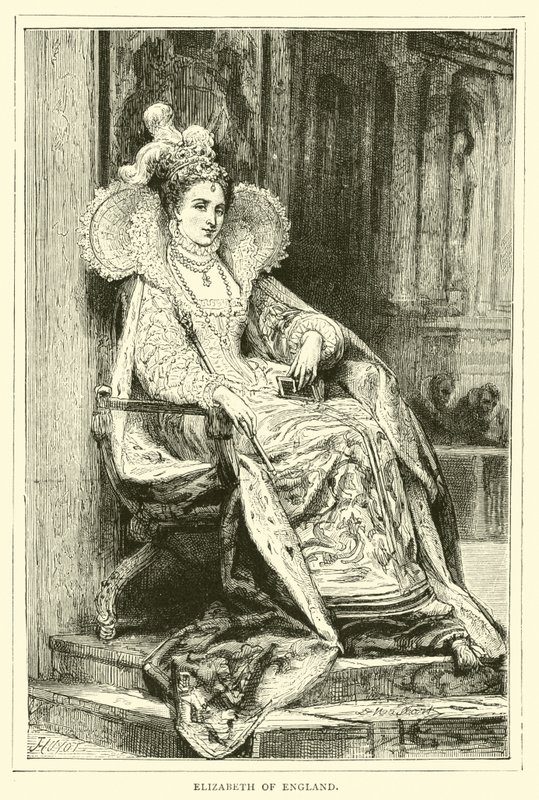 Elizabeth av England av English School
