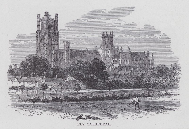 Ely-katedralen (gravering) av English School
