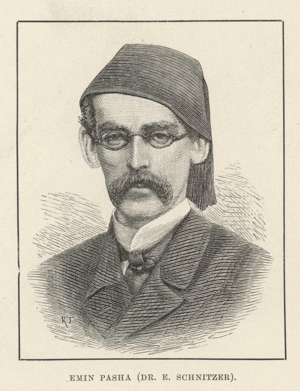 Emin Pasha (Dr E Schnitzer) (gravering) av English School