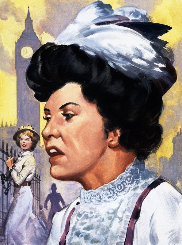 Emmeline Pankhurst av English School