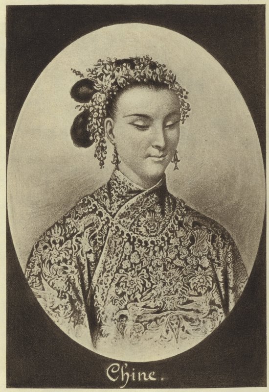 Empress Dowager Cixi (fotogravyr) av English School