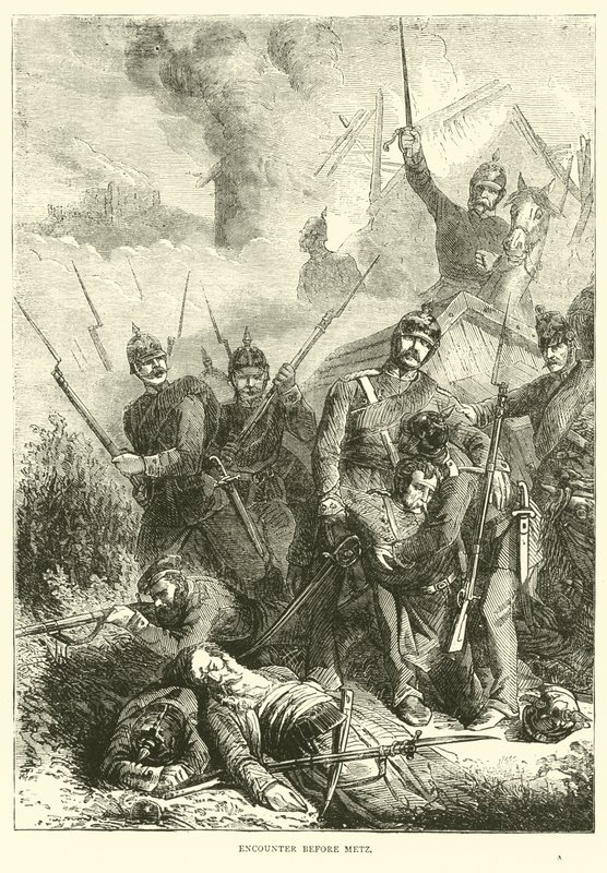 Møte før Metz, august 1870 av English School