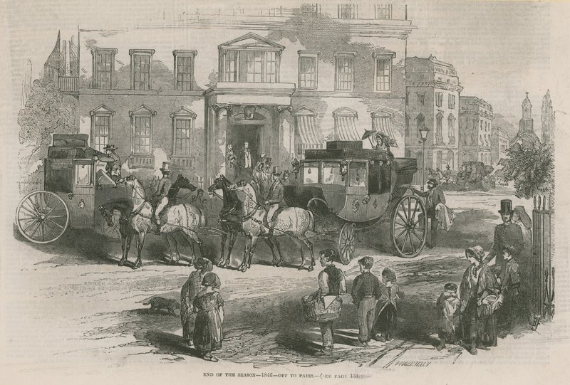 Slutten av sesongen 1846 - avsted til Paris av English School