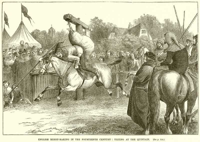 English Merry-Making in the Fourteenth Century: Tilting at the Quintain av English School