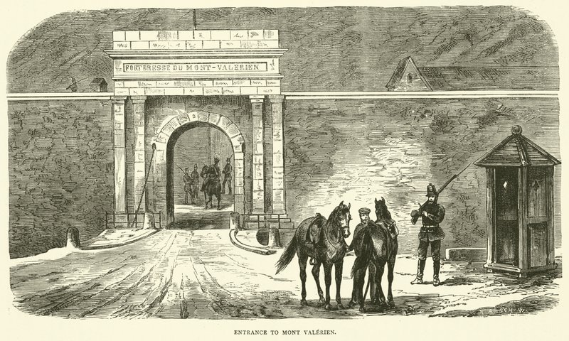 Inngang til Mont Valerien, januar 1871 av English School