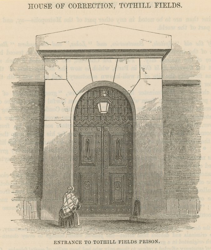 Inngang til Tothill Fields Prison av English School
