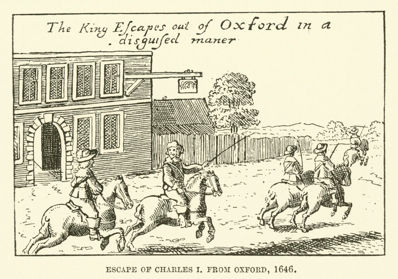 Flukt fra Charles I, fra Oxford av English School
