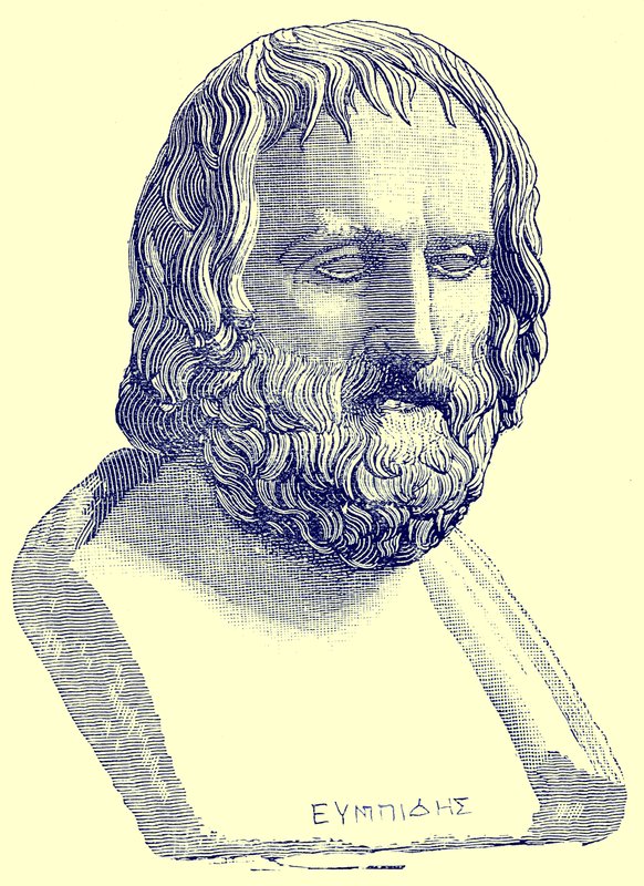 Euripides, illustrasjon fra 