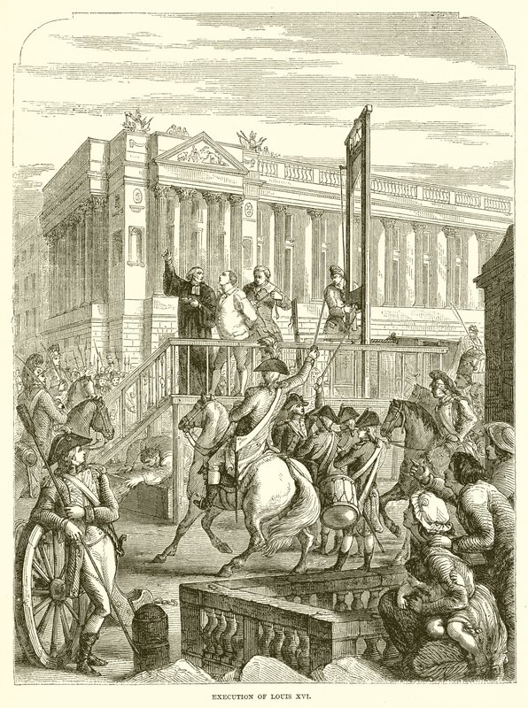 Henrettelse av Ludvig XVI av English School