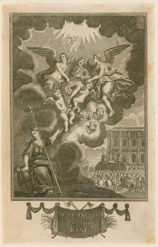 Henrettelse av kong Charles I i Whitehall av English School