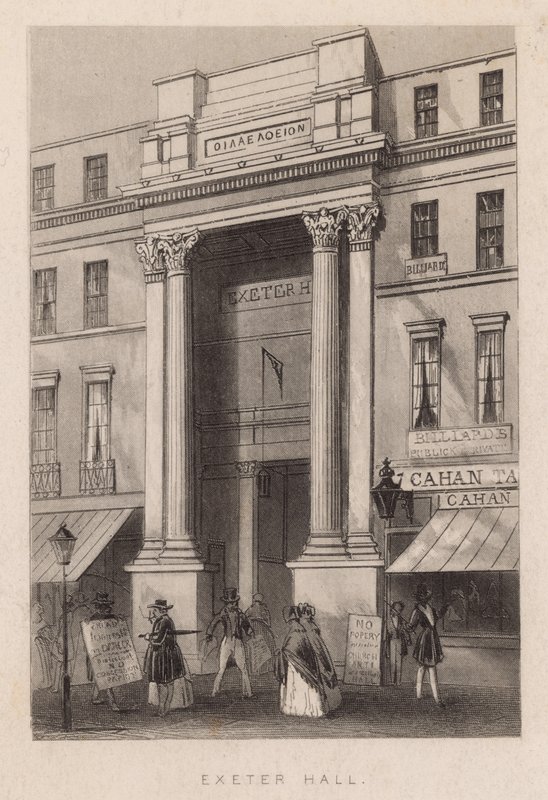 Exeter Hall, Strand av English School