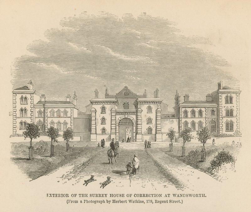 Eksteriør av Surrey House of Correction av English School