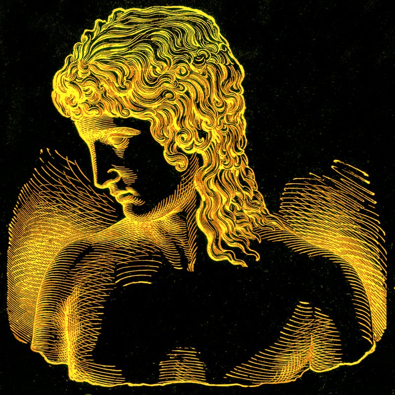 Extreme of Ethnic Divergence - Highest Type - I: Eros of Praxiteles, illustrasjon fra With the Worlds People av John Clark Ridpath, utgitt 1912 (digitalt forbedret bilde) av English School