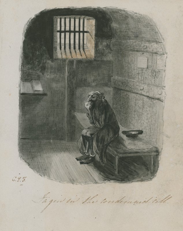 Fagin i den kondemnerte cellen (wc på papir) av English School