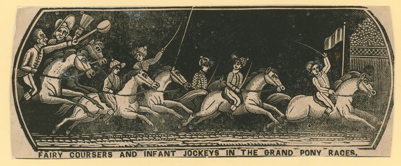 Fairy Coursers og Infant Jockeyer i Grand Pony Races av English School