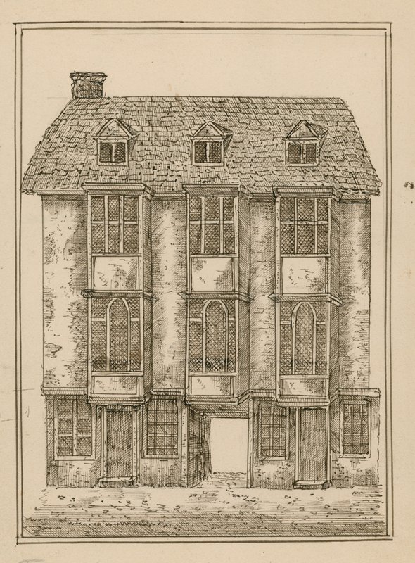 Falcon Tavern, Bankside, London av English School