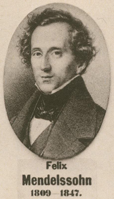 Felix Mendelssohn (gravyr) av English School