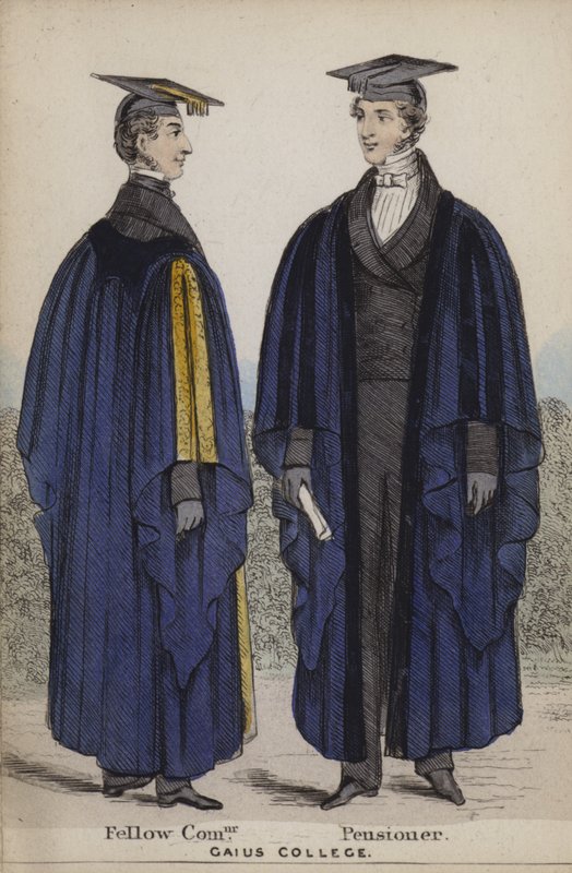 Fellow Commoner, pensjonist, Gaius College av English School
