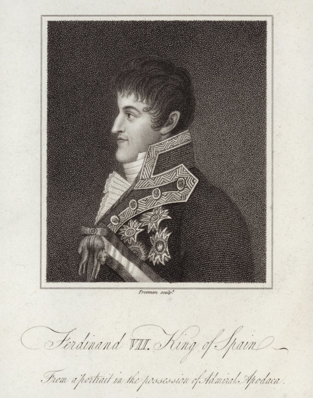 Ferdinand VII, konge av Spania av English School
