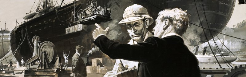 Ferdinand de Lesseps, den franske ingeniøren av den første, mislykkede, Panamakanalen av English School