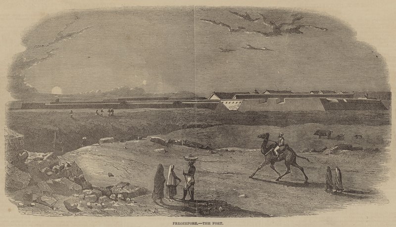 Ferozepore, fortet (gravering) av English School