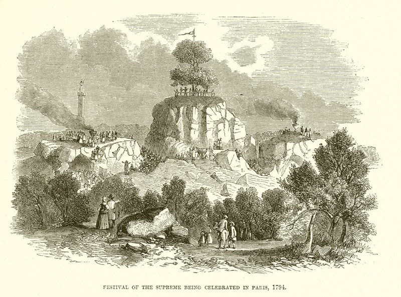 Festival of the Supreme feires i Paris, 1794 av English School