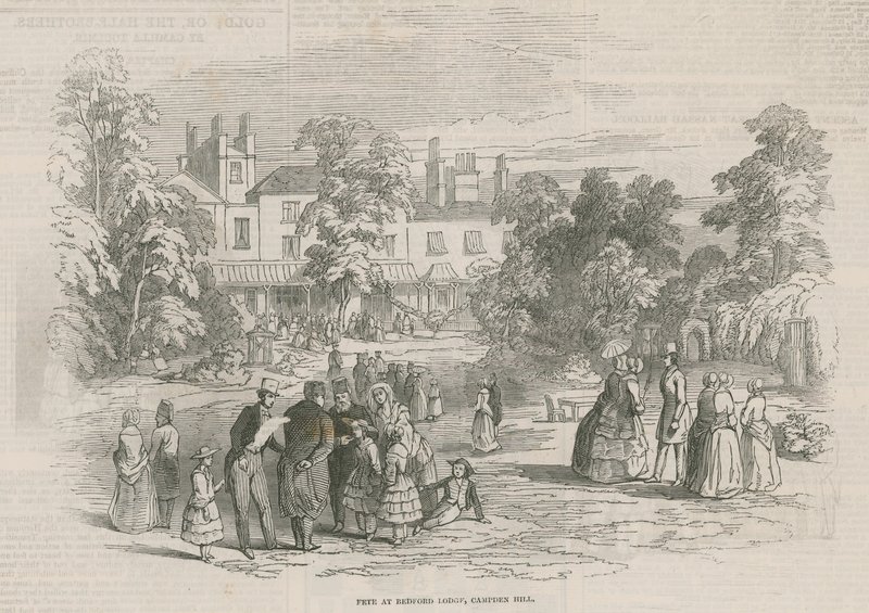 Fee på Bedford Lodge, Campden Hill, London av English School