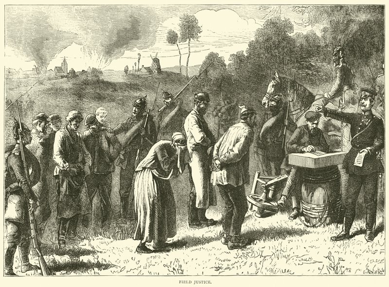 Feltrettferdighet, september 1870 av English School