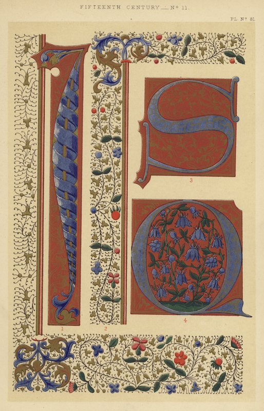 Femtende århundre (chromolitho) av English School
