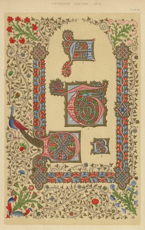 Femtende århundre (chromolitho) av English School