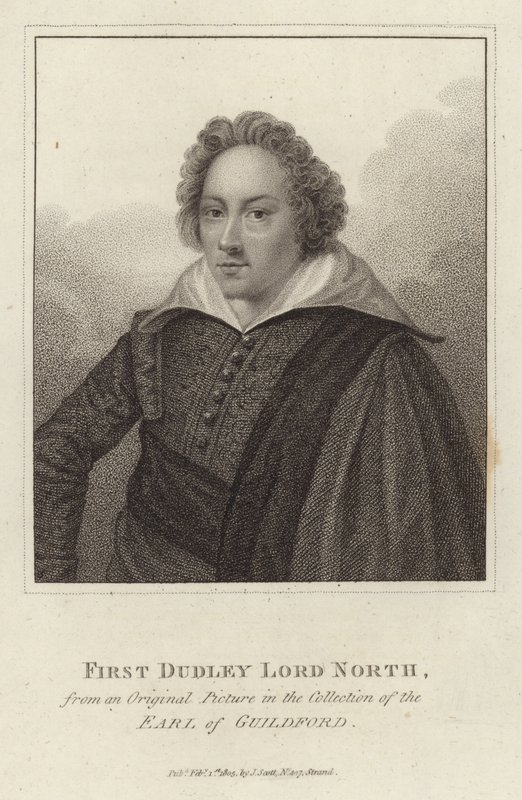 Først Dudley Lord North av English School