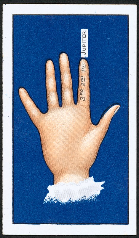 First Finger (farge litho) av English School