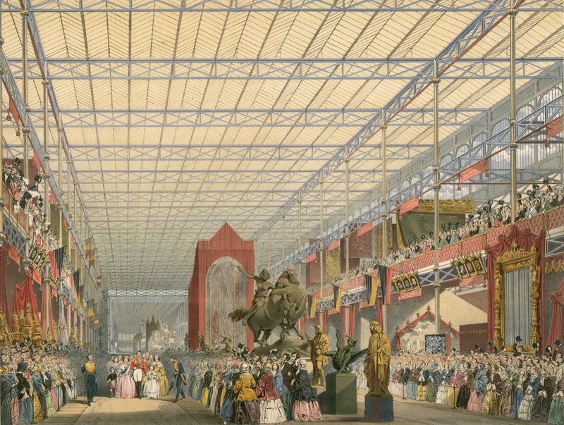 Utenlandsk skip for Den store utstillingen fra 1851 av English School