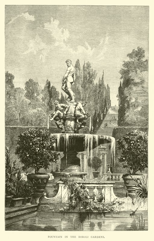 Fontene i Boboli-hagen av English School