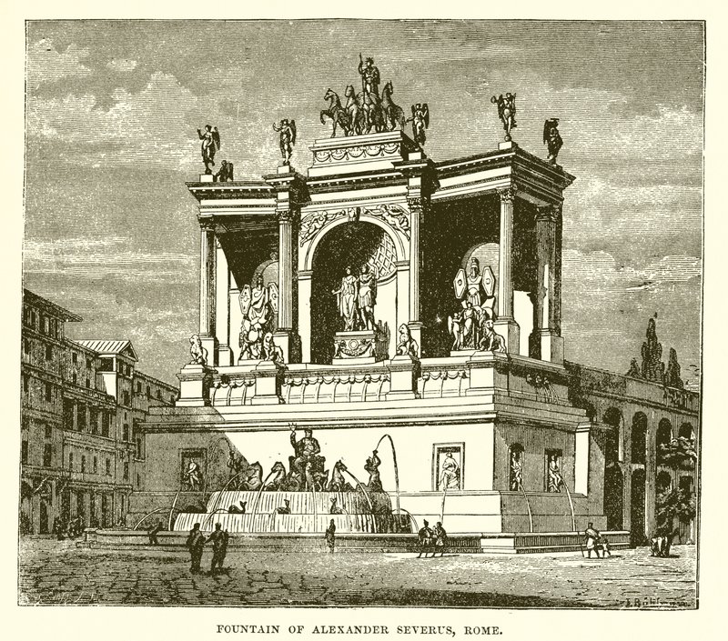 Fontenen til Alexander Severus, Roma av English School