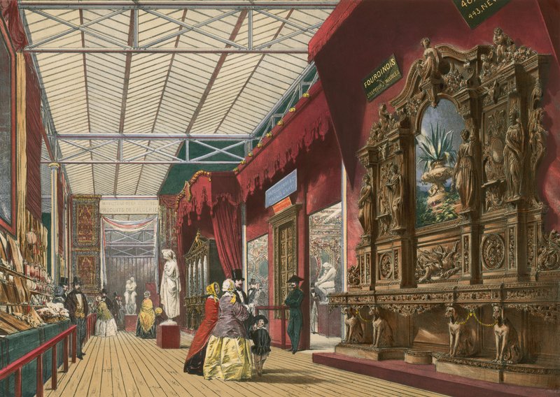Fourdinois, Den store utstillingen fra 1851 av English School