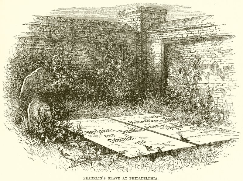 Franklins Grav i Philadelphia av English School
