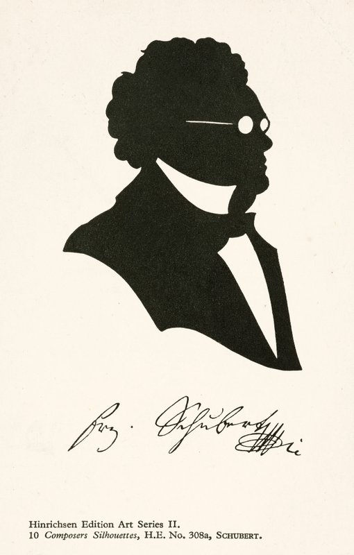 Franz Schubert , østerriksk komponist (litho) av English School