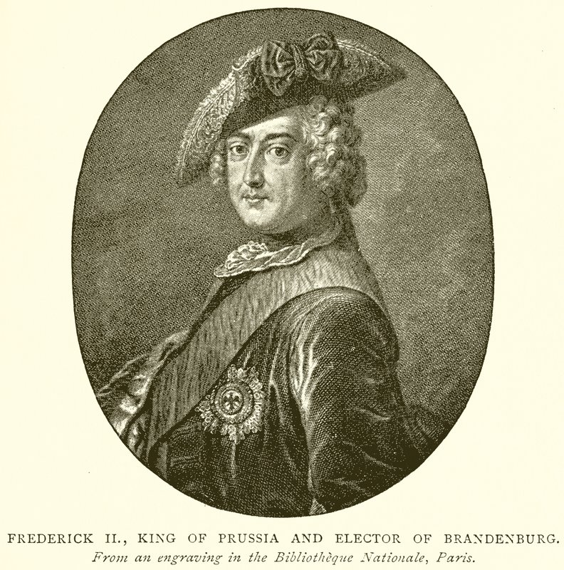 Frederick II, konge av Preussen og kurfyrst av Brandenburg av English School