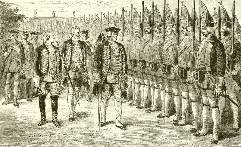 Frederick William I og hans gigantiske vakter av English School