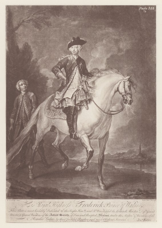 Frederick, prins av Wales (litho) av English School