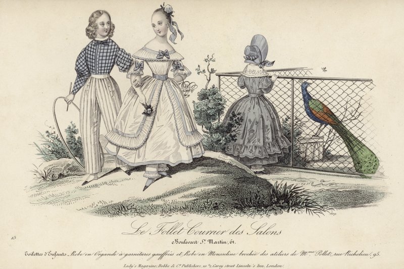 Fransk barnemote, 1800-tallet av English School