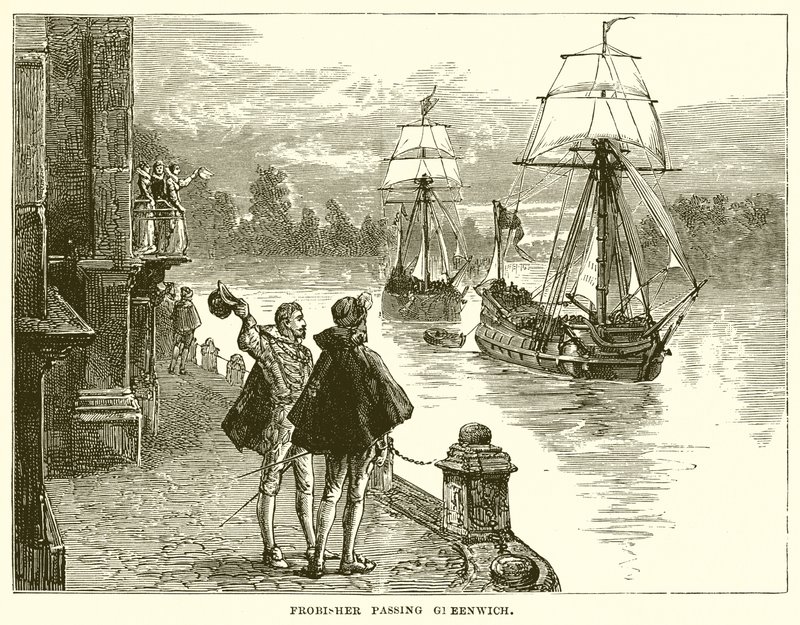 Frobisher passerer Greenwich av English School