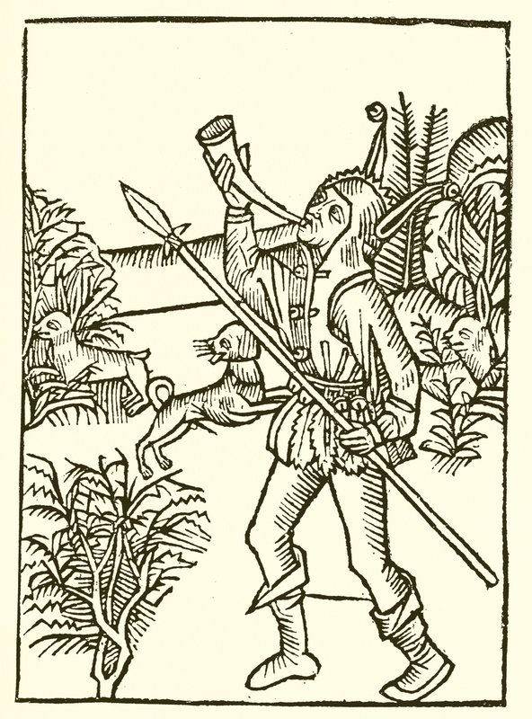 Fra Alexander Barclays Fools Ship of Fools, 1509 av English School